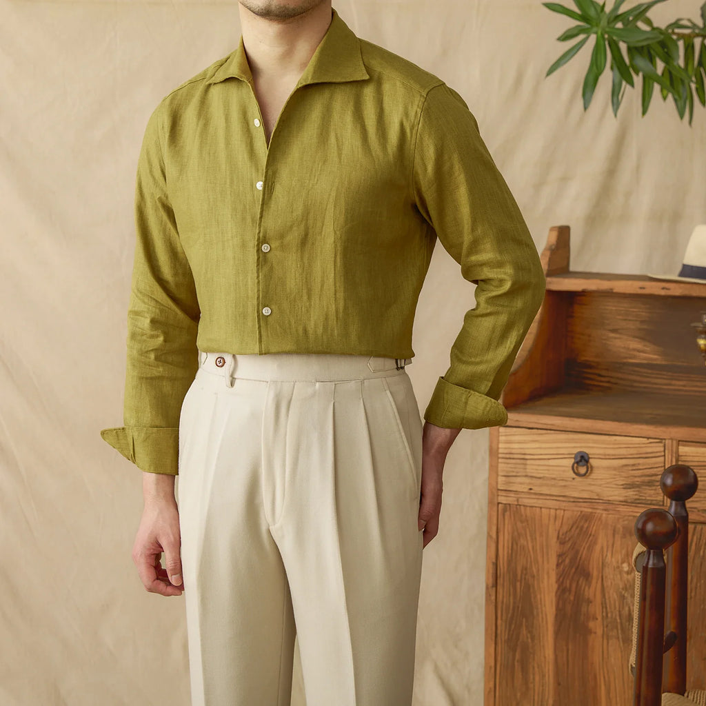 Lightweight Linen Button Up Shirt for Men | Summer and Travel Wear