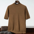 Lightweight Wool Knit Short Sleeve Base Shirt for Men | Spring and Summer Layering