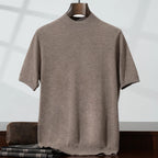 Lightweight Wool Knit Short Sleeve Base Shirt for Men | Spring and Summer Layering