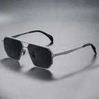 Lorènti Titanium Frame Geometric Sunglasses