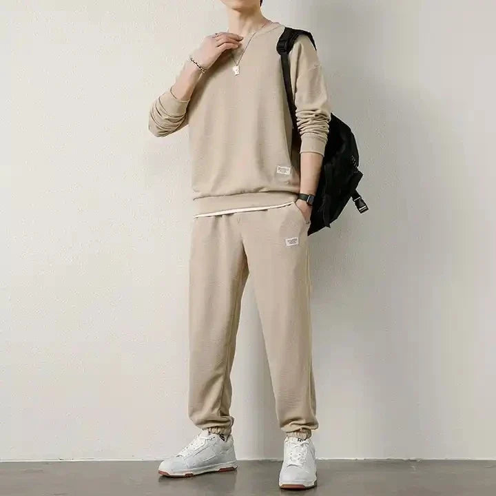 Oversized Sweatshirt and Jogger Two Piece Set for Men | Casual Wear