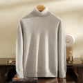 Goat Cashmere Slim Fit Turtleneck Sweater for Men | Winter Wear