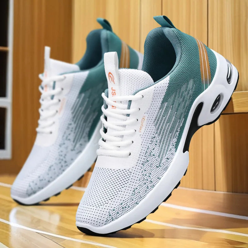 Gradient Knit Mesh Athletic Sneakers for Men | Walking and Travel