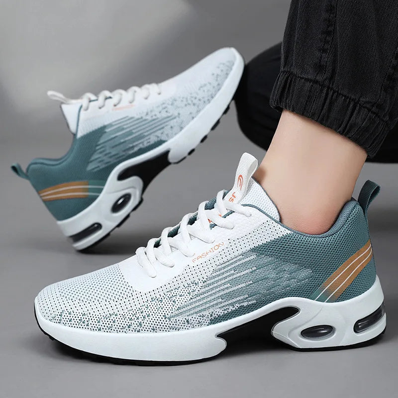 Gradient Knit Mesh Athletic Sneakers for Men | Walking and Travel