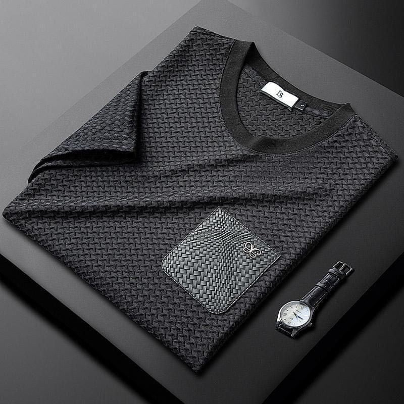 Textured Fabric Relaxed Lounge Set for Men | Loungewear