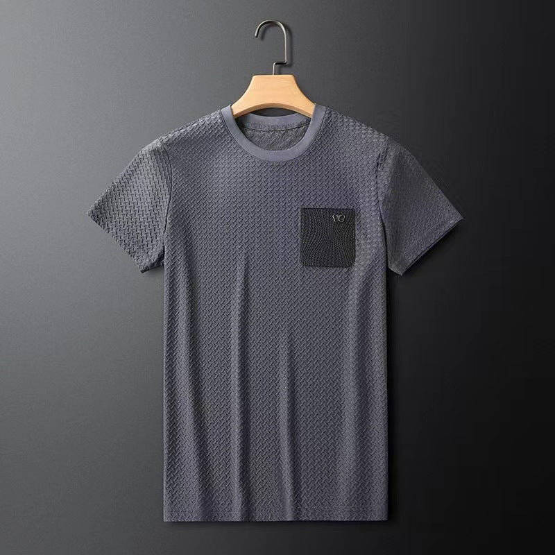 Textured Fabric Relaxed Lounge Set for Men | Loungewear
