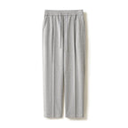 Wool Blend Straight Leg Knit Trousers for Men | Autumn and Winter Wear