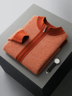 Merino Wool Cardigan and Straight Leg Trouser Set for Men | Autumn and Winter Wear