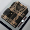 Merino Wool Lapel Collar Button Cardigan for Men | Transitional Layering