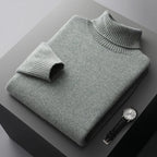 Merino Wool Turtleneck Sweater for Men | Cool Season Layering
