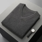 Merino Wool V Neck Sweater Vest for Men | Spring and Autumn Layering