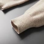 Pure Cashmere Collared Knit Sweater for Men | Business Casual Wear