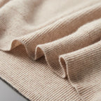 Pure Cashmere Collared Knit Sweater for Men | Business Casual Wear