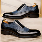Roberto Russo Ostrich Dress Shoes with Gloss Finish