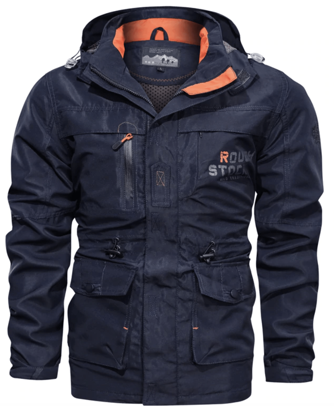Lightweight Packable Hooded Coat with Multiple Pockets for Men | Travel