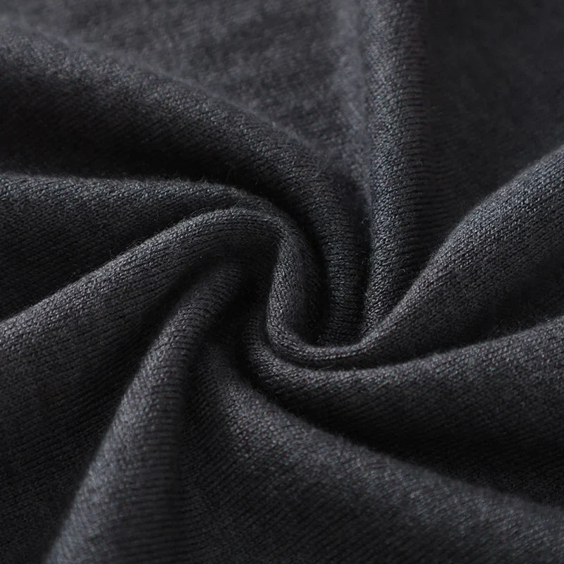 Lightweight Wool Contrast Detail Round Neck Sweater for Men | Spring Layering