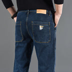 Straight Fit Multi Pocket Denim Jeans for Men | Work and Casual Wear