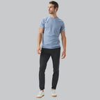 Dirt Repellent Slim Fit Stretch Trousers for Men | Office and Outdoor Wear