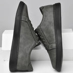 Minimalist Suede Leather Sneakers for Men | Smart Casual Wear