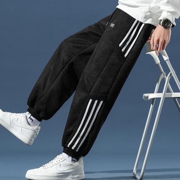 Vintage Tapered Leg Jogger Trousers for Men | Casual Wear