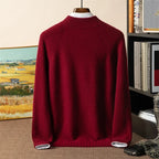 Thick Cashmere Full Zip Cardigan for Men | Winter Layering