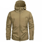 Hooded Jacket with Seven Zip Pockets for Men | Outdoor Wear