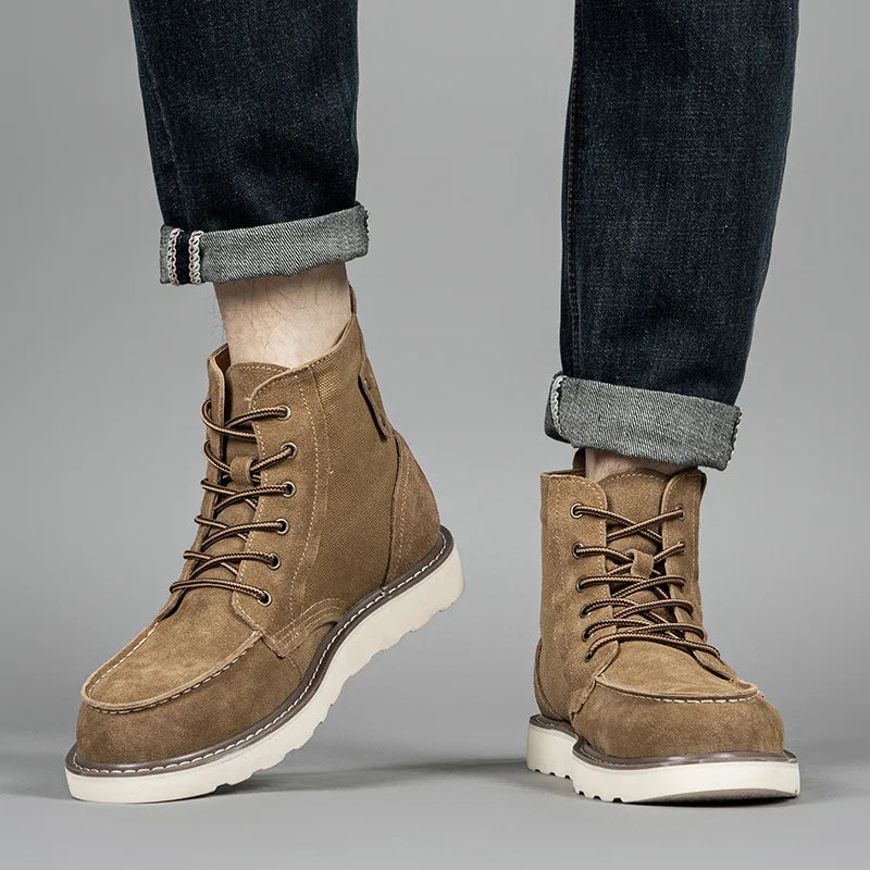 Waterproof Leather Hiking Boots for Men | Trekking and Outdoor Use