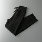 Wool Cashmere Wide Leg Knit Trousers for Men | Cold Weather Wear