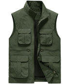 Multi Pocket Lightweight Utility Vest for Men | Outdoor and Photography