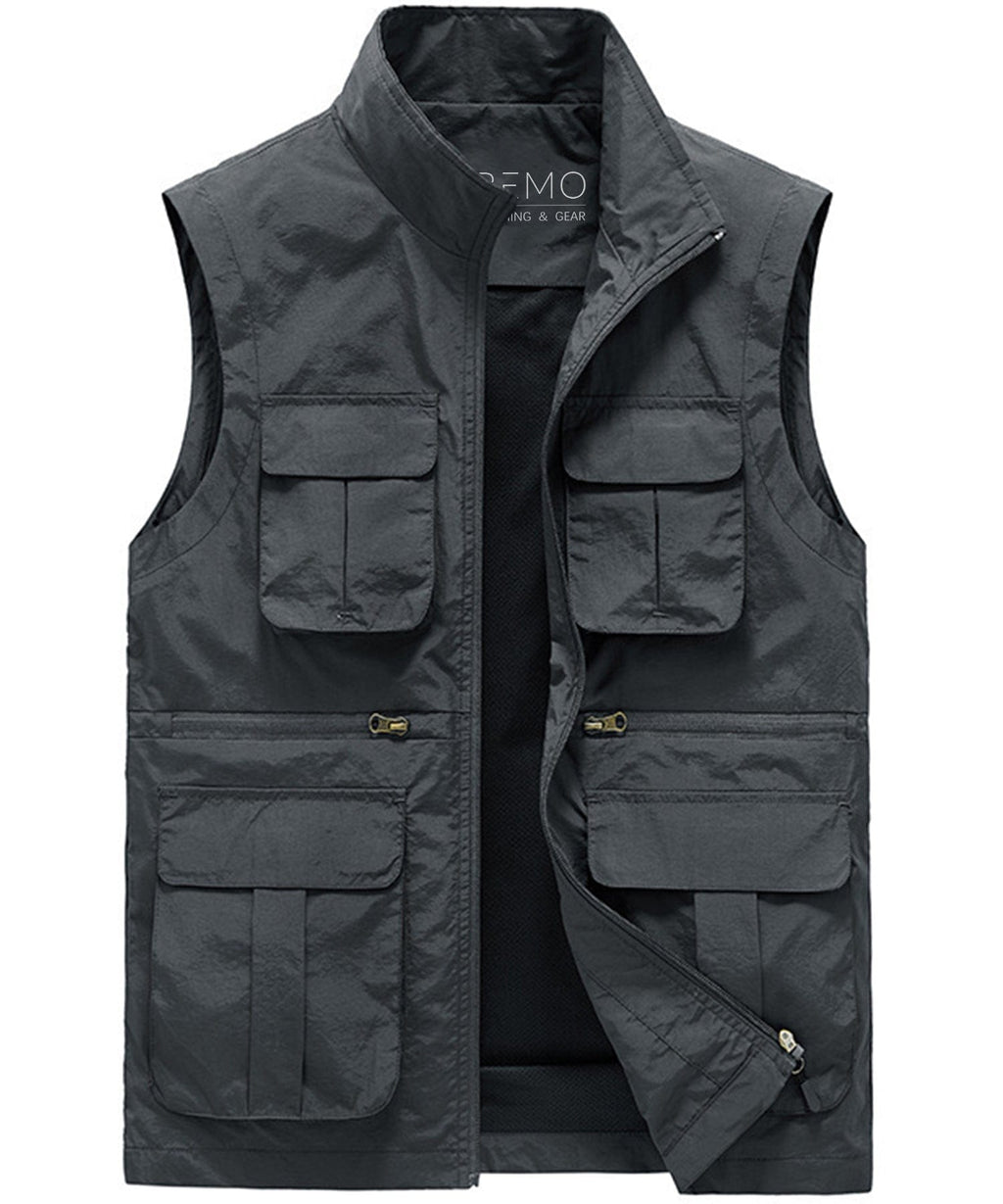 Multi Pocket Lightweight Utility Vest for Men | Outdoor and Photography