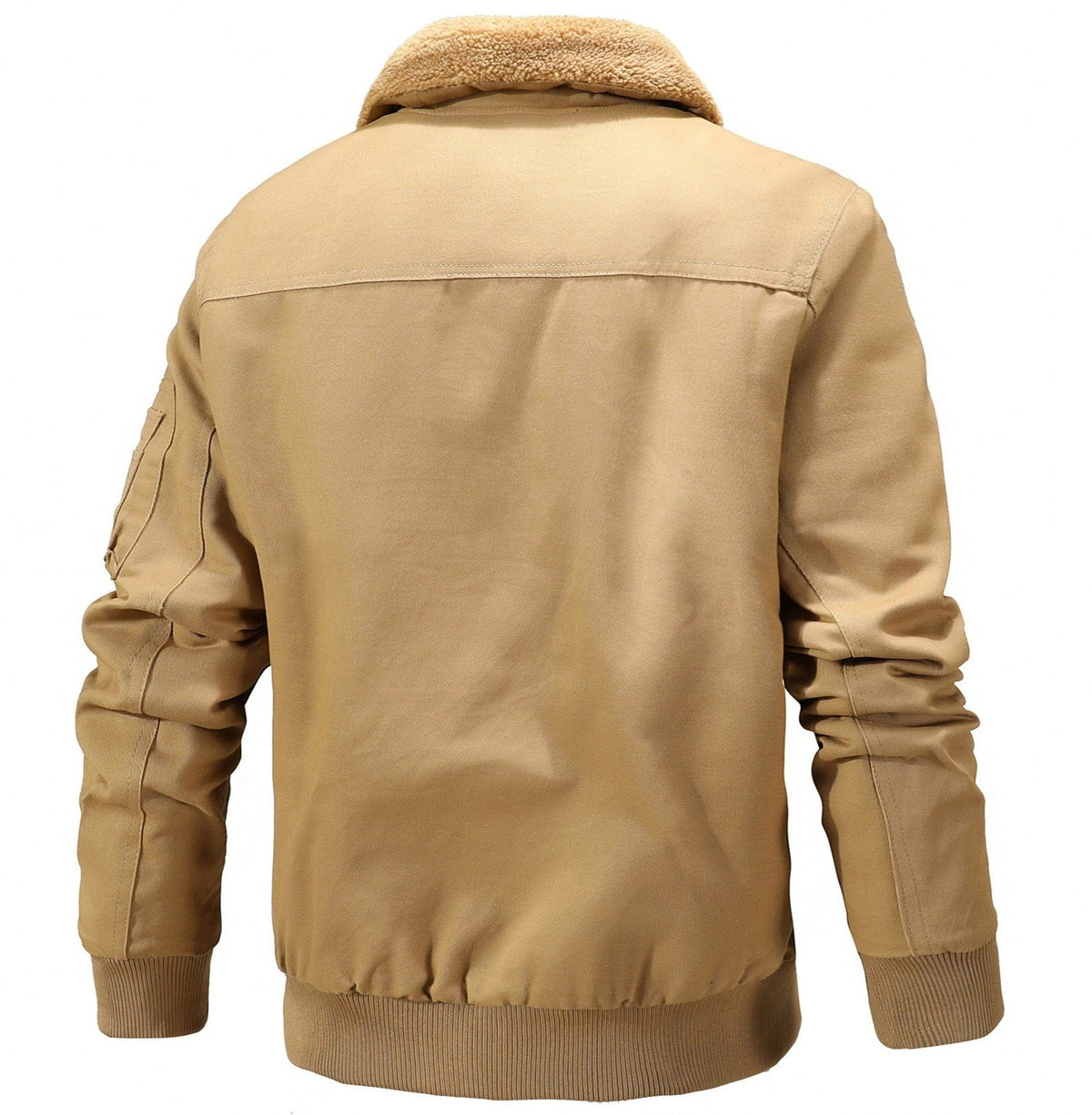 Soft Lined Collar Lightweight Utility Jacket for Men | Everyday Wear