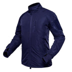 Hooded Windbreaker Rain Jacket with Thumb Hole Cuffs for Men | Outdoor Wear